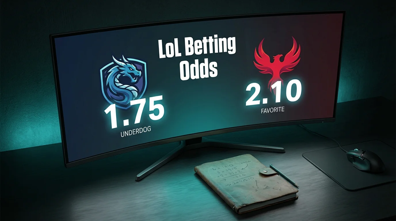 LoL betting odds i decimalformat med oddsjämförelse och värdeanalys